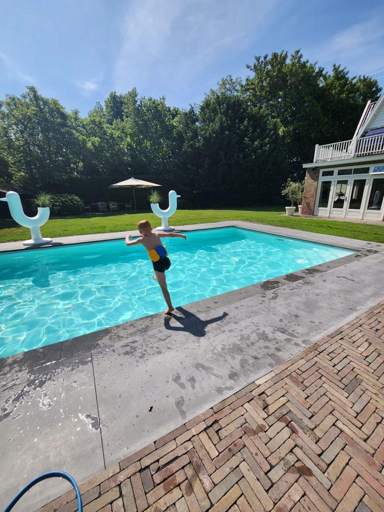Inbouw zwembad tuin